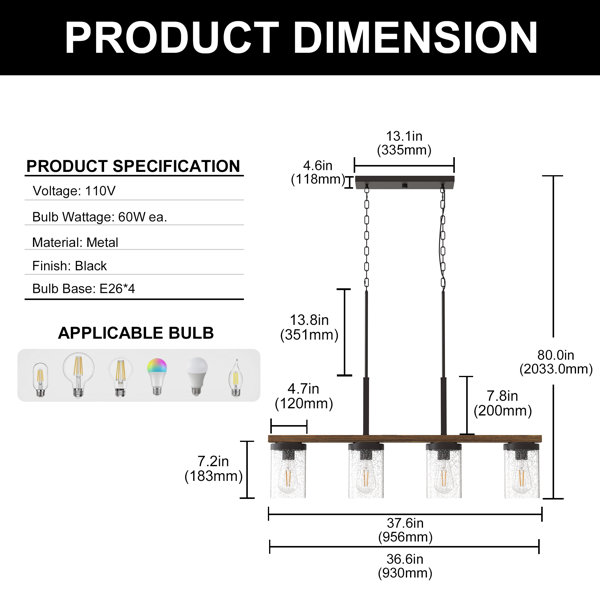 Dimensions du produit