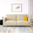 Novelle 81" Velvet Square Arm Convertible Sofa-809028435