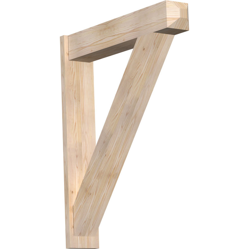 Artisan traditionnel en bois rustique, P 38 po x H 46 po, Sapin Douglas de 7 1/2 po (lisse)