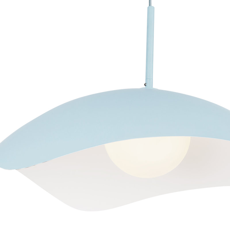 Kirby 22-In Pendant, Blue