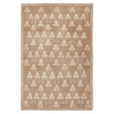 Brown Vintage Traditional Wool Rug - 3'8" x 5'5"