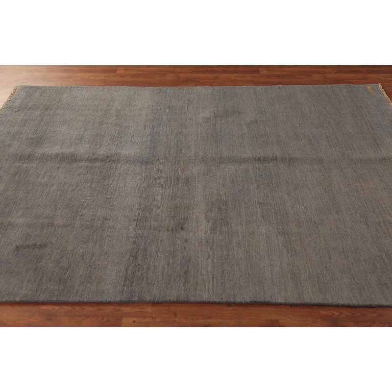 Tapis oriental moderne gris Gabbeh 5 x 8
