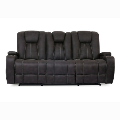 Bindi 83'' Faux Leather Reclining Sofa