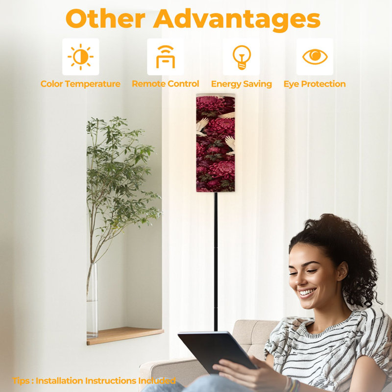 Lampe sur pied de 68,5 po PeeNoke