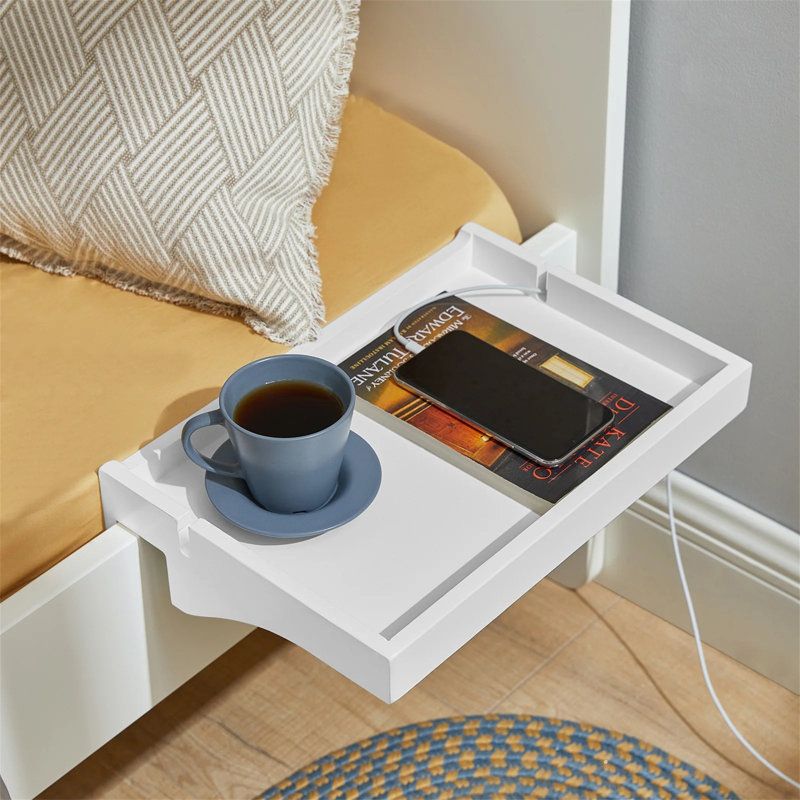 36cm W Manufactured Wood Bedside Table