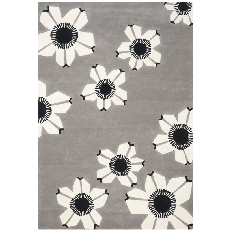 Tapis en laine touffeté à la main Alr-Allure, Rectangle 8 pi x 10 pi