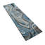 Tapis en marbre bleu marine et gris multicolore à motif abstrait HR-1305104485