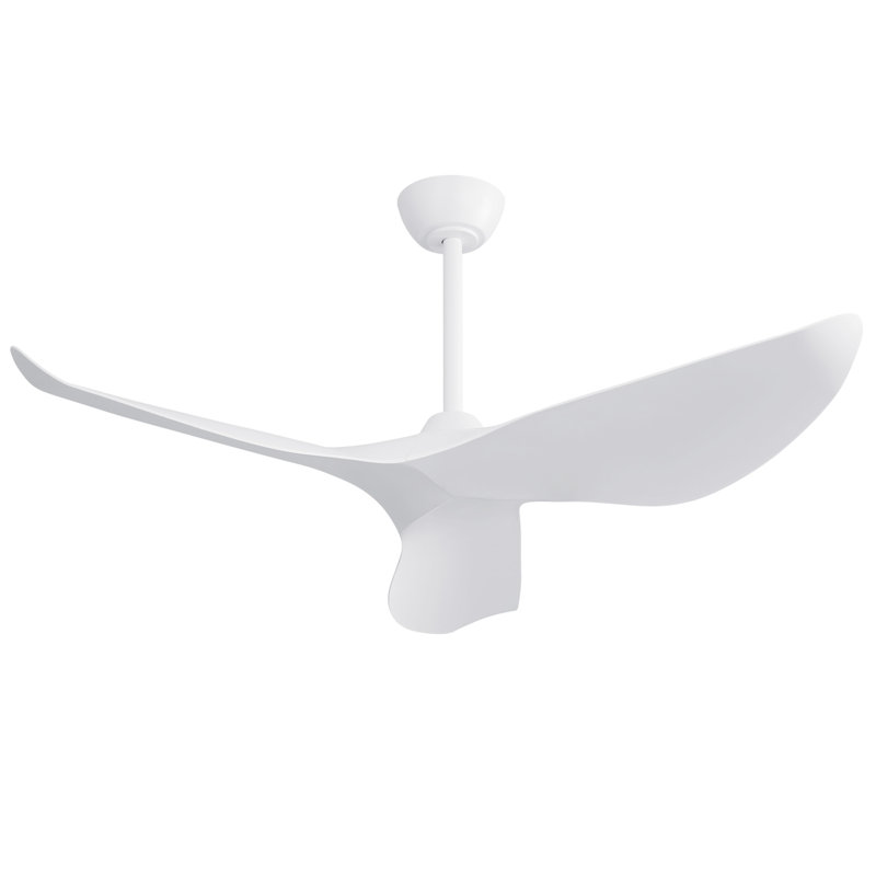 Ventilateur de plafond de 38 pouces sans lumière, ventilateurs de plafond intérieurs et extérieurs modernes avec télécommande pour moteur à courant continu pour chambre à coucher, salon