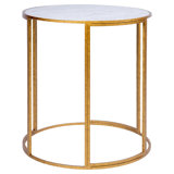 Paris Marble Drum End Table
