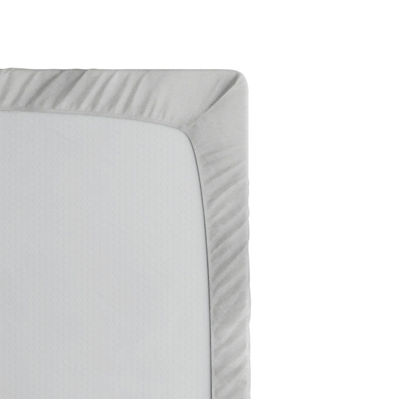 Drap-housse orange Ambesonne, Drap-housse pour lit simple TG, Blanc / sauge pâle / marbre vert