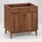 36" Mid-Century Modern Single Bathroom Vanity Base