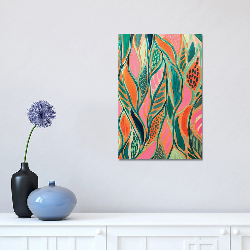 "Abstract Abstract IV" par ETTAVEE - reproduction d'art sur toile tendue, H 18 po x l 12 po x 1,5 po