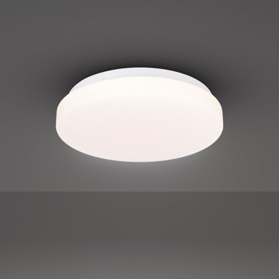 Lumea 10in LED Round Flush Mount 17W 1,100 Lumens 5-CCT Selectable 2700-3000-3500-4000-5000K in White
