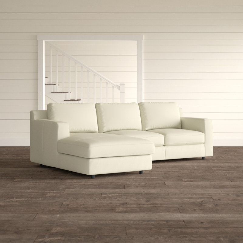 Mukai Upholstered L-Shaped Sectional, Left Hand Facing, Beige