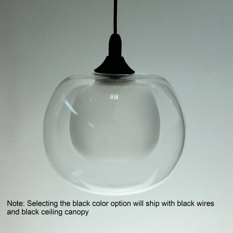 Luminaire suspendu sphère 9 lumières Mission, Noir