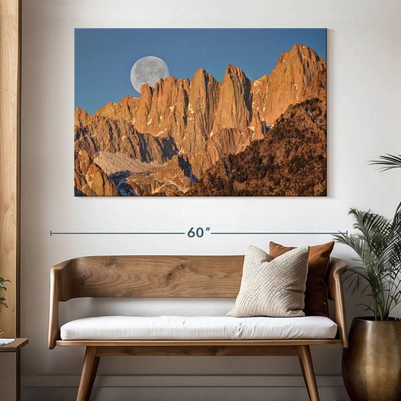 Alvord Mt. Whitney Supermoon, H 34 po x l 51 po
