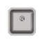 Lustertone 16.5" L x 16.5" W Undermount Kitchen Sink with Perfect Drain