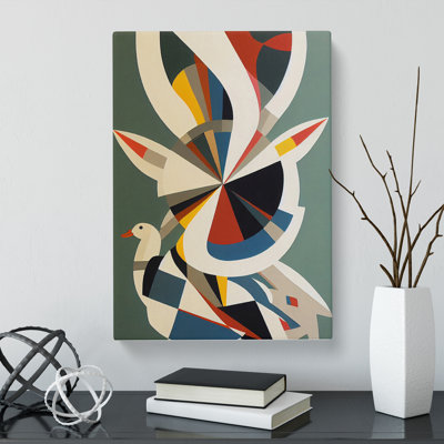 Goose Geometric - Wrapped Canvas