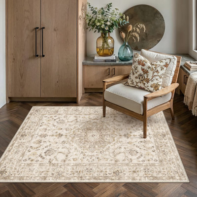 Tapis lavable floral Hayes
