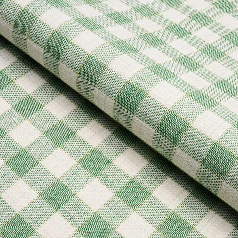 Martina Plaid Indoor/Outdoor Fabric, Green