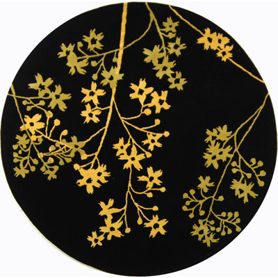 Carolette Soho Hand Tufted Wool And Viscose Floral Rug