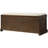 Rustic Storage Bench With 3 Removable Classic Rattan Basket , Entryway Bench With Removable Cushion-766084850
