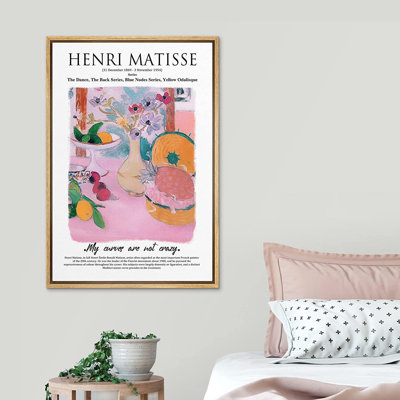«Signature», reproduction d'art sur toile encadrée, bol à fruits et vase, nature morte, abstrait, coups de pinceau, illustrations, expressionnisme, traditionnel, coloré, multicolore, pour le salon, la chambre à coucher, le bureau, 24 po x 36 po, bla
