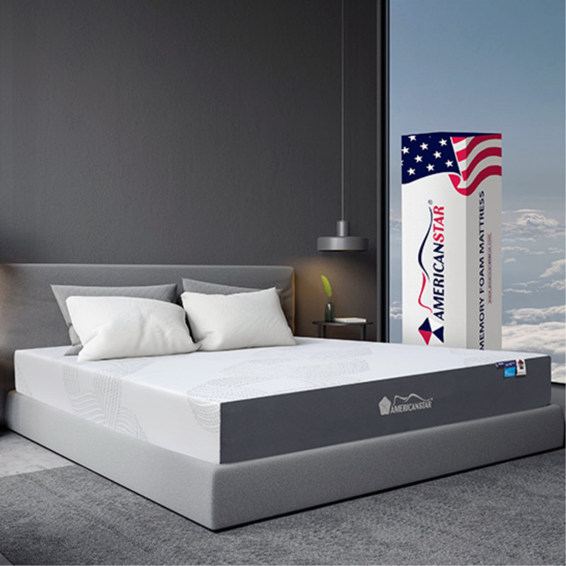 Matelas en mousse viscoélastique pelucheuse 10 po Créationstry, Très grand