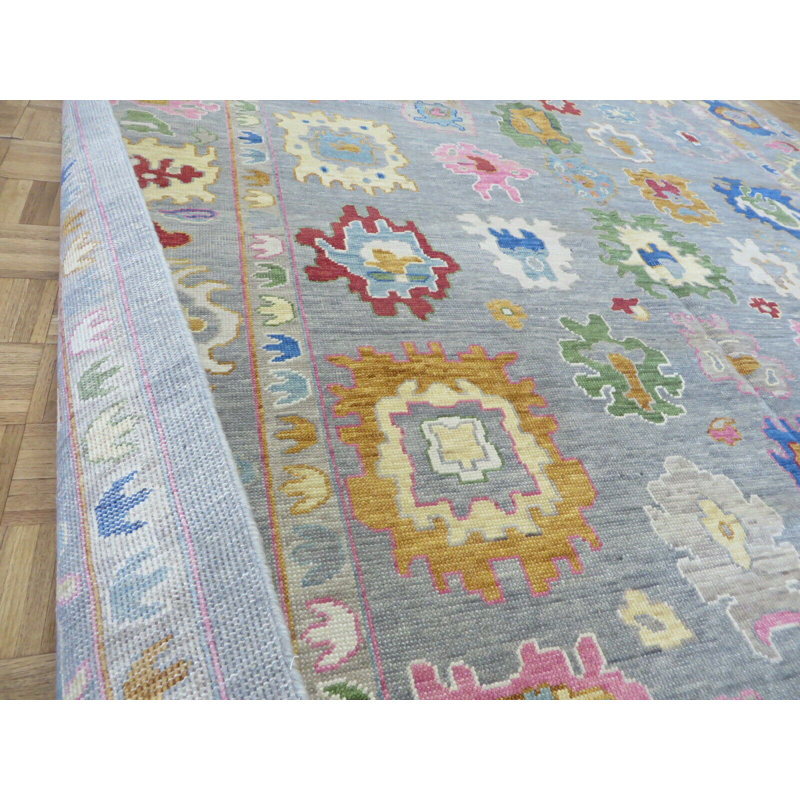 Tapis oriental gris Oushak 9 pi 3 po x 11 pi 9 po ABF8F6CAFE92431EA188E67C7AC531BF