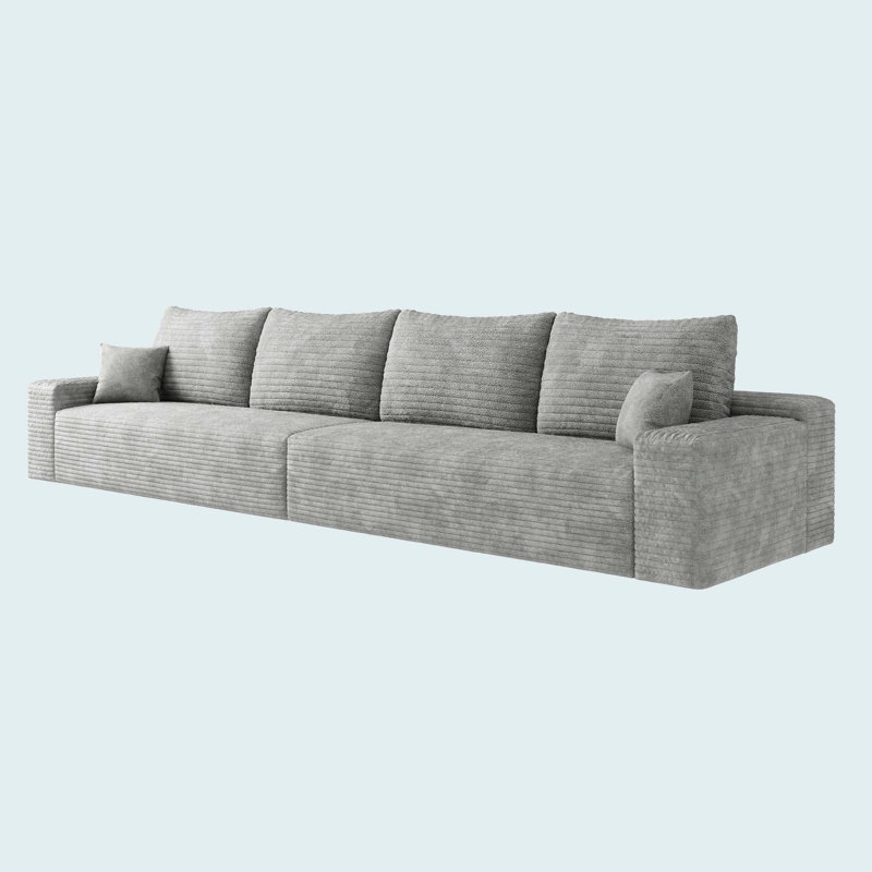 Canapé modulaire Cloud avec siège profond Cloud, 5, H 37,8 po x l 168 po x P 39,4 po, Gris