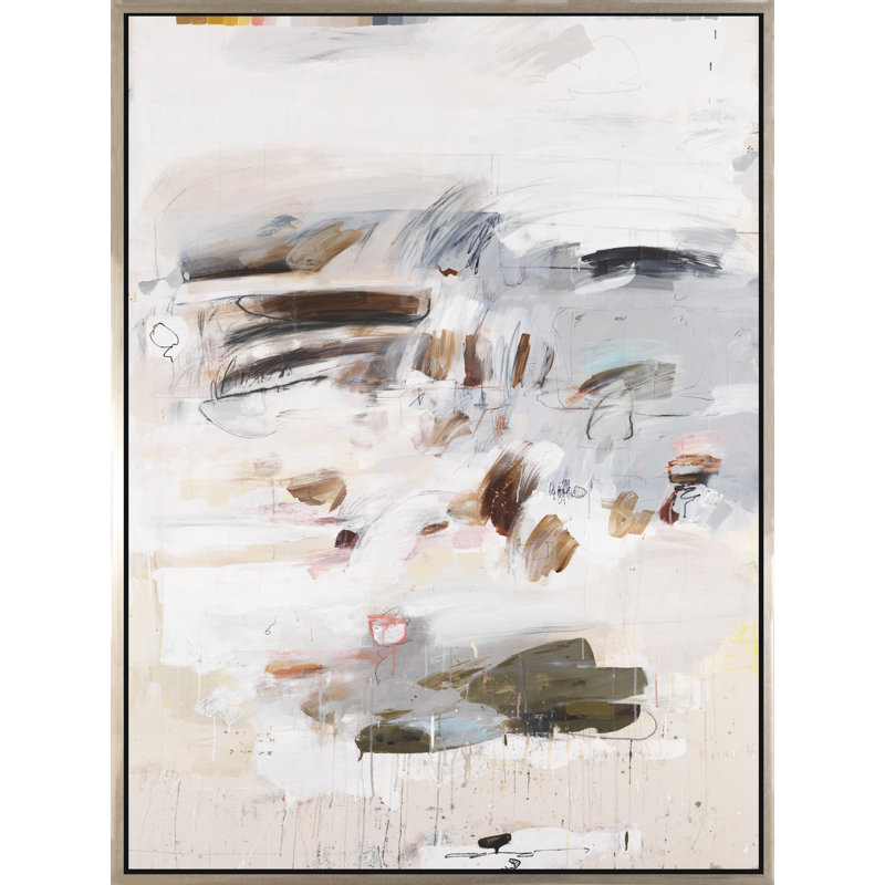 " White Study " Painting Print