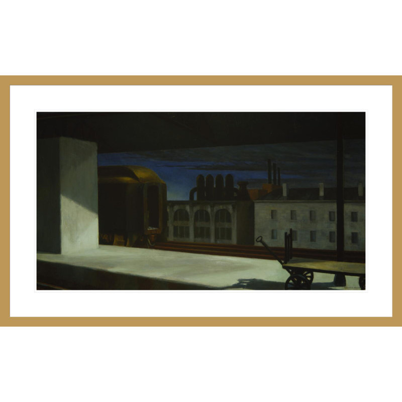 «Dawn in Pennsylvania» par Edward Hopper, impression giclée sur cadre, 25.93" H x 41.5" W