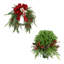 Farmhouse Holiday Wreath and UV Boxwood Drop-In