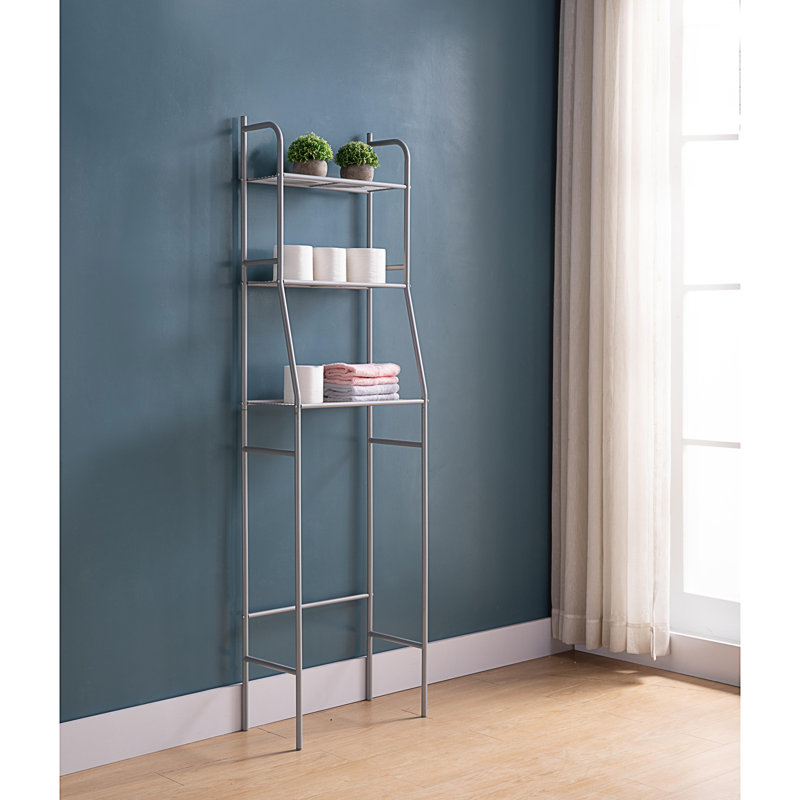 Leel Stainless Steel Over The Toilet Storage, Silver