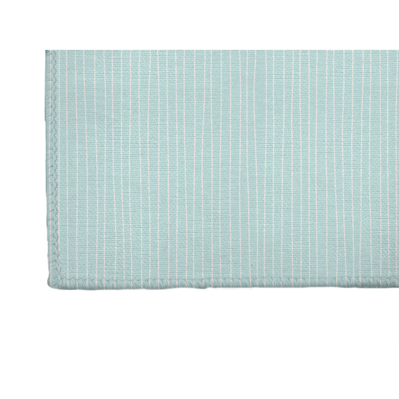 Tapis de bureau léger à lattes, L 6 pi x L 4 pi, Bleu clair
