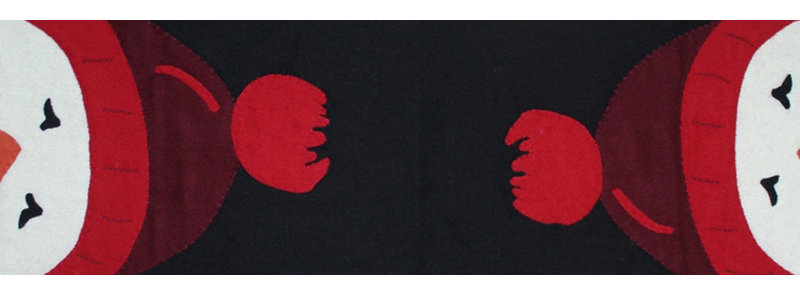 Pamuklu Runner Christmas Wool Felt Table Runnner