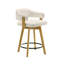 Tabouret de bar à hauteur de comptoir en bois naturel Callah-758340493-758340495
