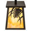 1 - Light Armed Sconce