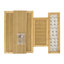 50cm W Bamboo / Rattan Bedside Table-242123187