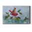 Winter Cardinal Duet I, toile tendue avec châssis de qualité supérieure - prête à être accrochée-219542165