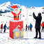 Figurine de père Noël gonflable de 7 pi pour une fête intérieure