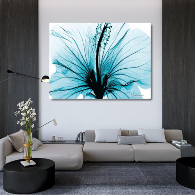 Lark Manor™ Koetsier, Albert Gallery Wrapped Canvas Art Titled: Aqua Hibiscus