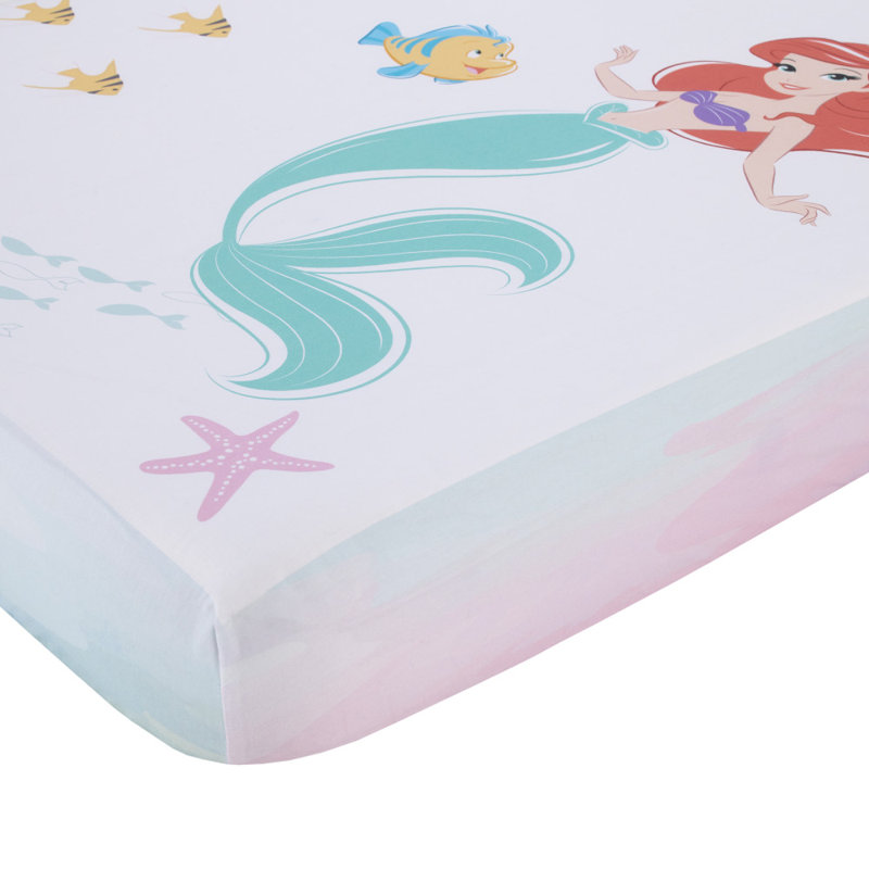 Draps pour lit de bébé NoJo Disney Ariel