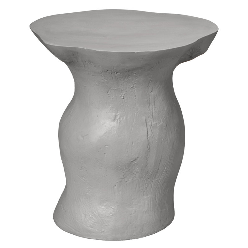 Table de bout Sculpt, Ciment rustique