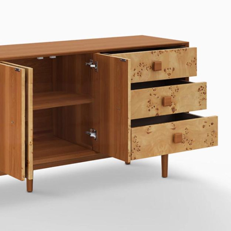 Meuble télé au design rétro et unique, H 29,52 po x L 70,86 po x l 15,74 po