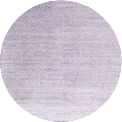 Contemporary Violet/Gray Area Rug