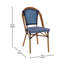 Chaises Paris d'intérieur / extérieur toutes saisons avec cadre imprimé en bambou-1206872860-1180865247