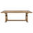 Fremont Brown Trestle Rectangular Dining Table