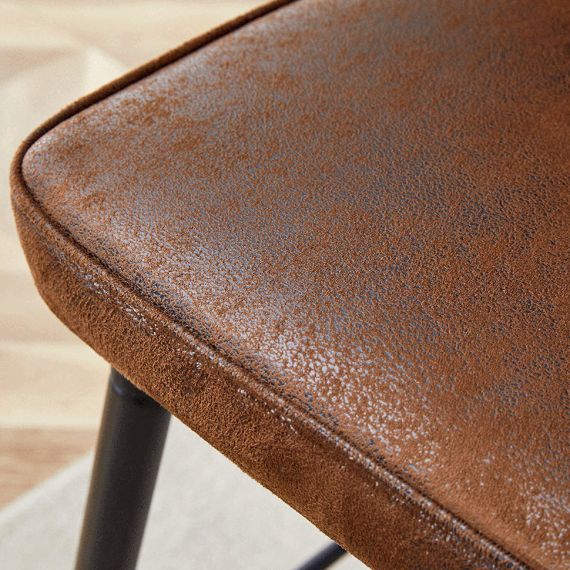 Chaise de bar Modern Modern, Noir, Chameau