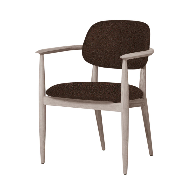 Chaise Slow de Space Copenhagen, Chêne naturel, Remix 356